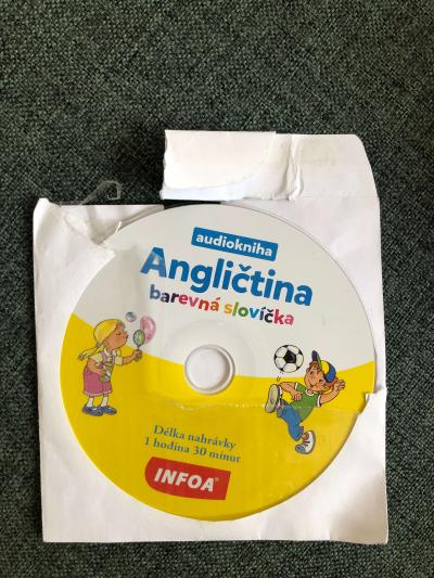 CD angličtina barevná slovíčka