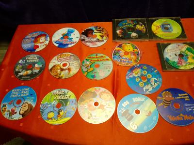 daruji DVD a CD dětská