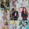 Módní časopisy (Elle CZ, EN a Vogue ES)