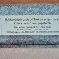 Blok barevných papírů A4