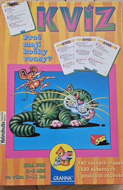 Desková hra - Proč mají kočky vousy