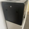 Rack (Rozvaděč) - 9U/450 mm (sklo) černý