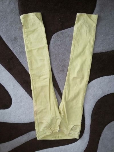 Damske kalhoty žluté velikost XS
