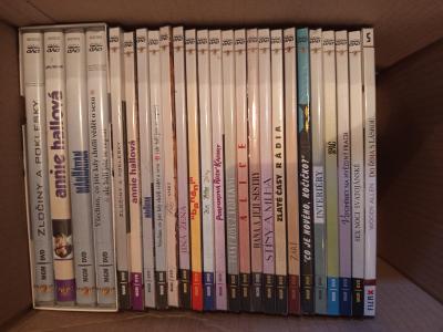 Dvd filmů Woody Allena.