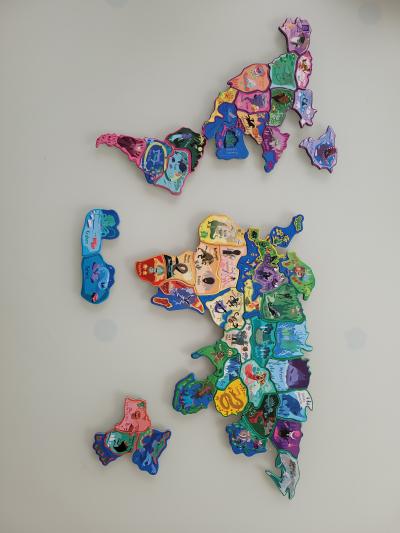 Kompletni sbirku magnetek Spookie/ Mapa strasidel