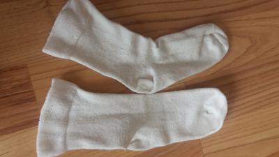 Dětské ponožky bílé vel. cca 27-31