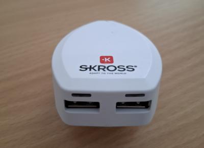 SKROSS usb-a nabíječka do USA