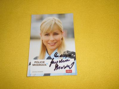 Podepsané foto Policie Modrava