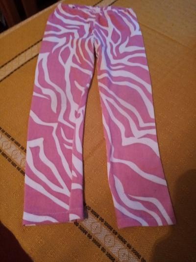 leginy růžovo bílé