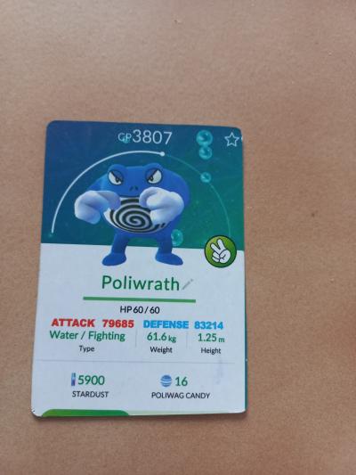 Pokemon kartička 3807