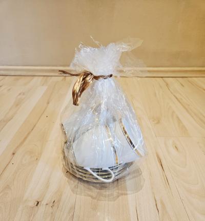 Nové - 4 zlacené šálky s talířky