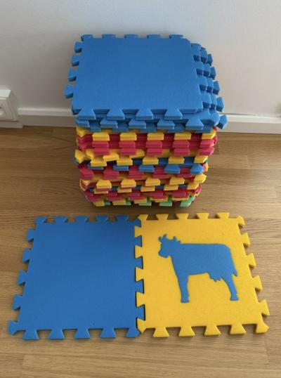 Dětské hřiště- pěnové puzzle berounsko
