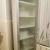 SKŘÍŇ IKEA PAX 50X35X201 DVEŘE MATNÉ SKLO/HLINÍK