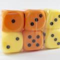 Sada molitanových hracích kostek 7 cm - věk 5+