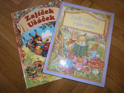 Dvě knihy pro děti se zajíčkem Ušáčkem