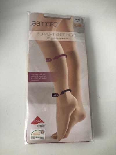 Balení silonových podkolenek - 1 pár