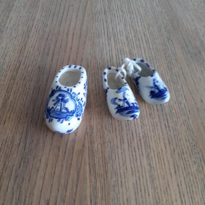 porcelánové botky z Holandska