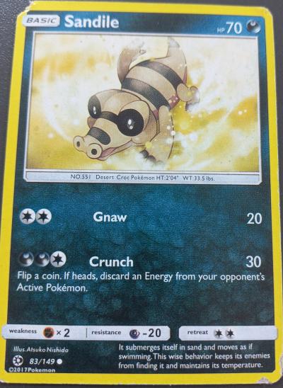 Pojemon Sandile