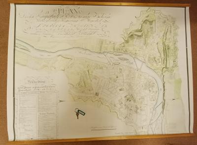 Faksimile Hergetova plánu Prahy 1791