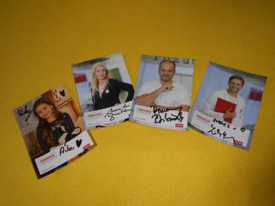 Podepsaná fota herců z Ordinace..