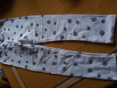 legginy bílé silné nové 110