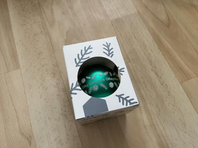 Reklamní vánoční ozdoba