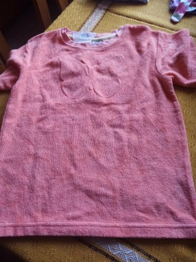 oranž.frote tričko 122 pěkné