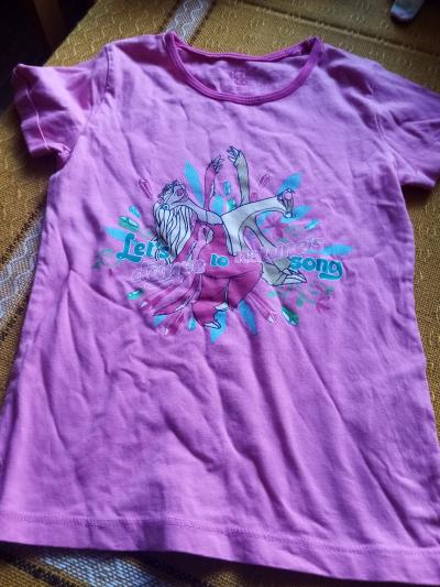 nové růž tričko 98-104