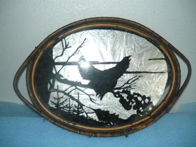 Starý dřevěný tác