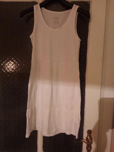 bílé bavlněné šaty Esmara nové S