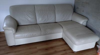 Kožená sedačka rohová (L)