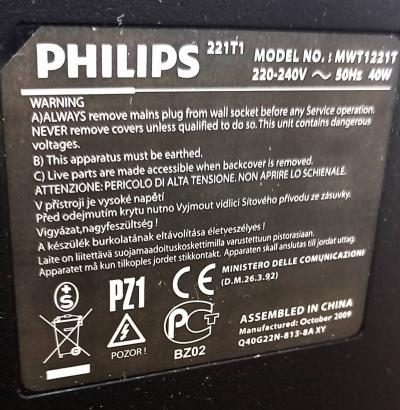 Funkční malá televize/monitor Philips