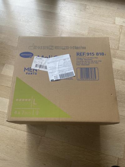 Pánské jednorázové trenýrky (pleny) - 1 box, 7 ks