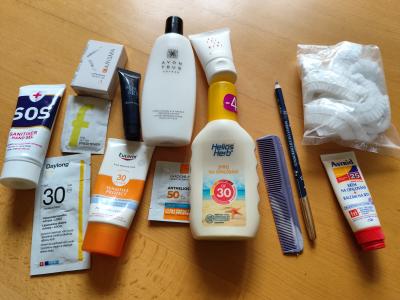 Různé zbytky z koupelny - načnuté i nové