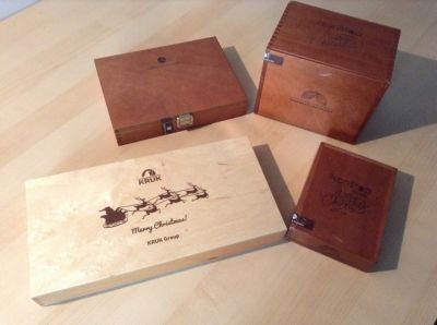 Krásné dřevěné krabičky