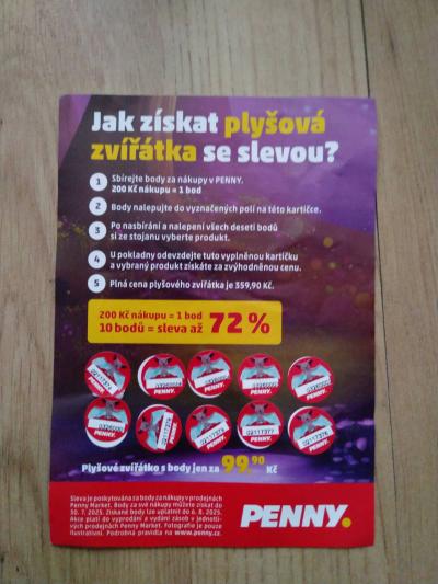 kartičku na akci PENNY