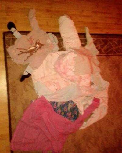 Krabice dětské oblečení