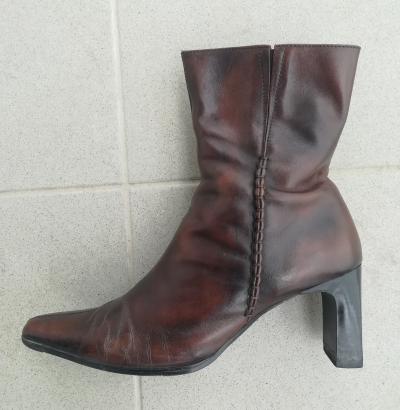 Kožené boty vel. 39