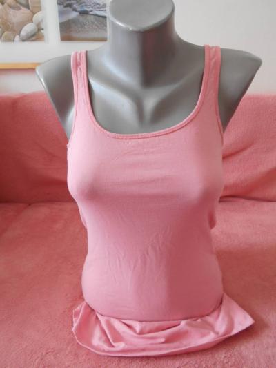 Top růžový delší zn. Vero moda vel. S