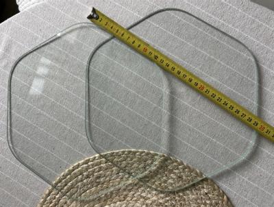 Hexagonová sklíčka zaoblená