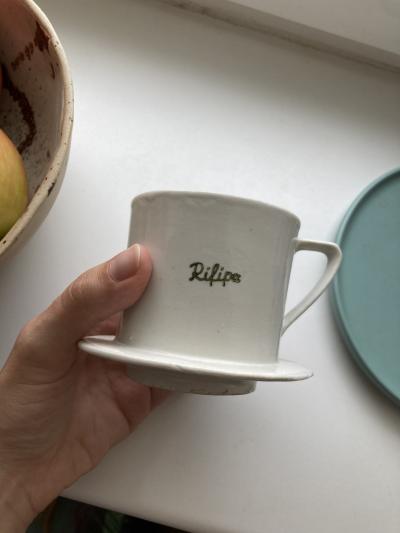 retro kávový filtr phin na vietnamskou kávu