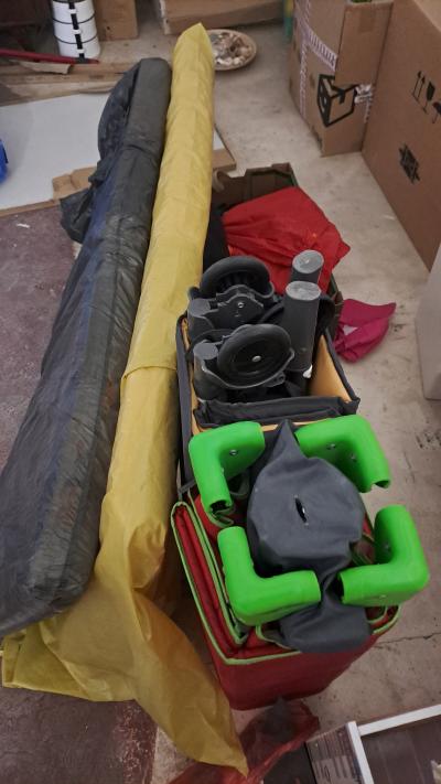 2x cestovní postylka+2 matrace