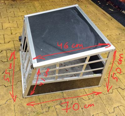 Hliníková robustní klec pro psy