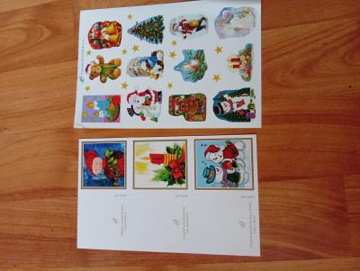 Nálepky, dárkové kartičky