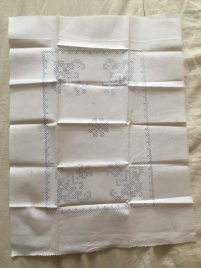 Ubrousek k vyšití Křížkový steh