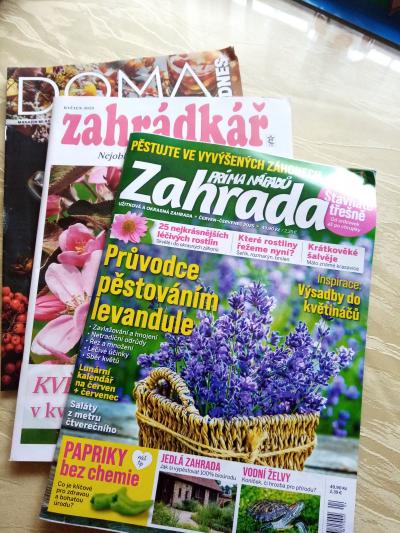 co dělat na zahradě - jen spodní časopis
