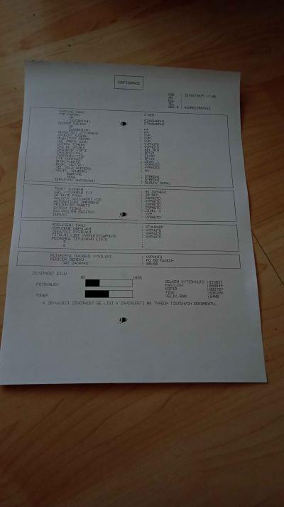 Daruji tiskárnu Konica Minolta Bizhub 20 Funkční