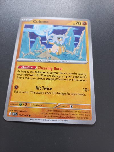 Pokemon 70 Cubone