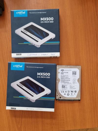 Úložné disky 500 GB