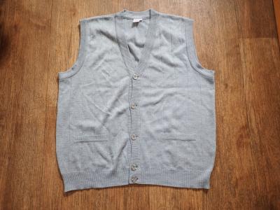 Pánská vesta velikost XL - XXL, šedá